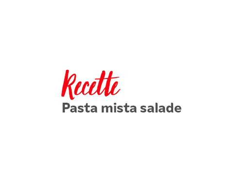 Rcette pasta mista salade 3